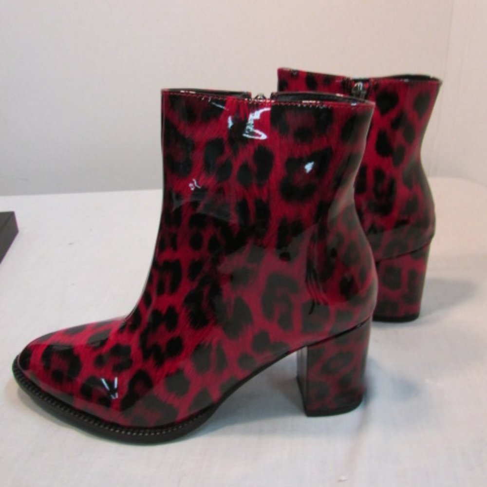 Ninety Union Milano Red Ankle Booties - Picture 2 of 12